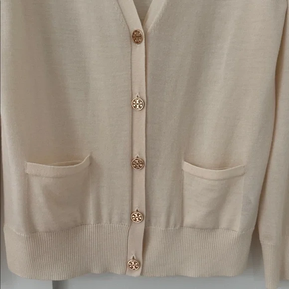 Tory Burch Madeline Cardigan Sweater Size M - Picture 3 of 9